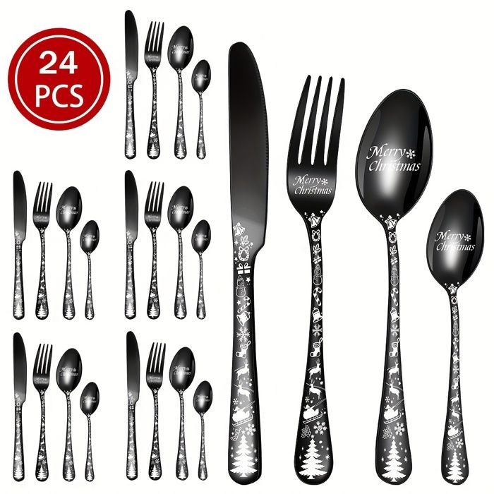 Sets De Table Pour Tables De Noël - Ensemble De Vaisselle En