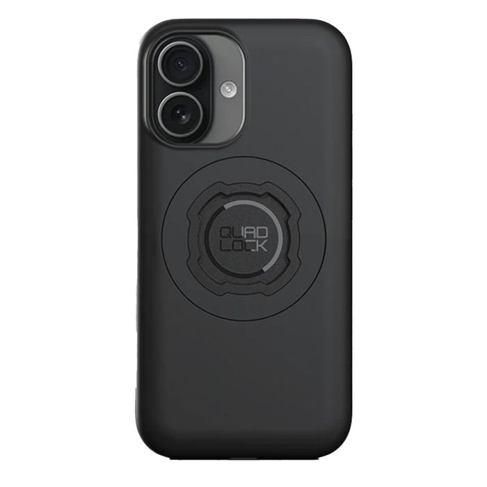 Quad Lock MAG Case pour iPhone 17 — Coque rigide noire noyau polycarbonate & TPU