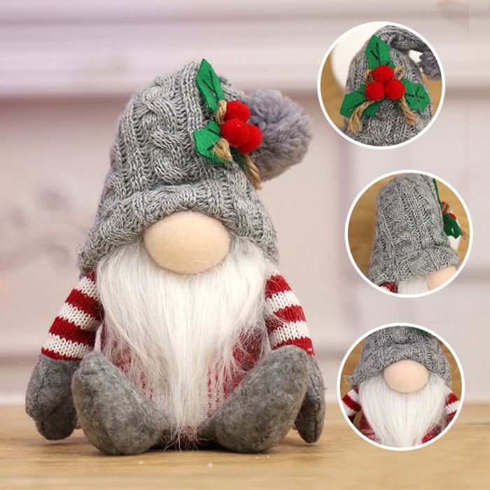 Gehydy GNOME de Printemps Lot de 2 Deco Paques GNOME Peluche Elfe Christmas Décoration Printemps pour Maison Cuisine 18cm