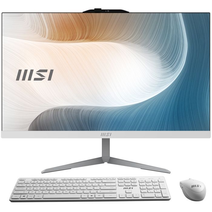 MSI Modern AM242 1M Intel Core 3 23.8 1920 x 1080 PC All in One 8 Go DDR5 SDRAM SSD Windows 11 Pro Wi Fi 6E 802.11ax - vue 5