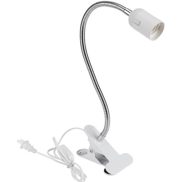 Lampe de bureau - Prises EU-CHE - Réglable - LED - 50cm - Métal + Plastique