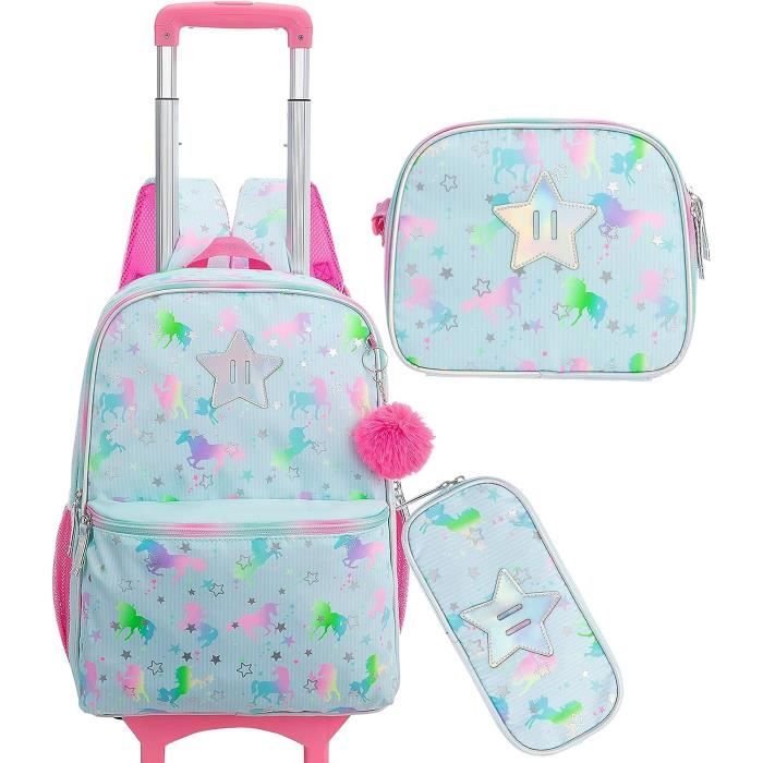 Cartable a roulette fille deals maternelle