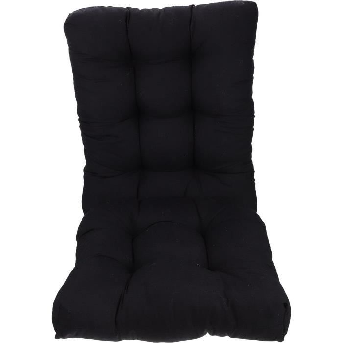 Coussin de chaise à bascule - Jardin Extérieur - Noir - Confortable et durable