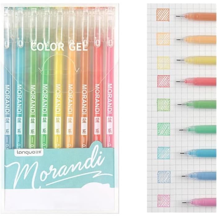 Lot De 78 Fournitures Scolaires Kawaii - Trousse, Stylos Gel, Surligneurs Pastel, Gomme, Règle, Sticky Notes, Signets