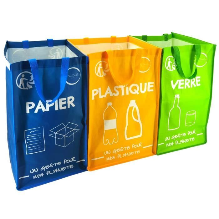 Tri Quel Sac Poubelle Pour Recyclage Poubelle Tri Selectif Pack De