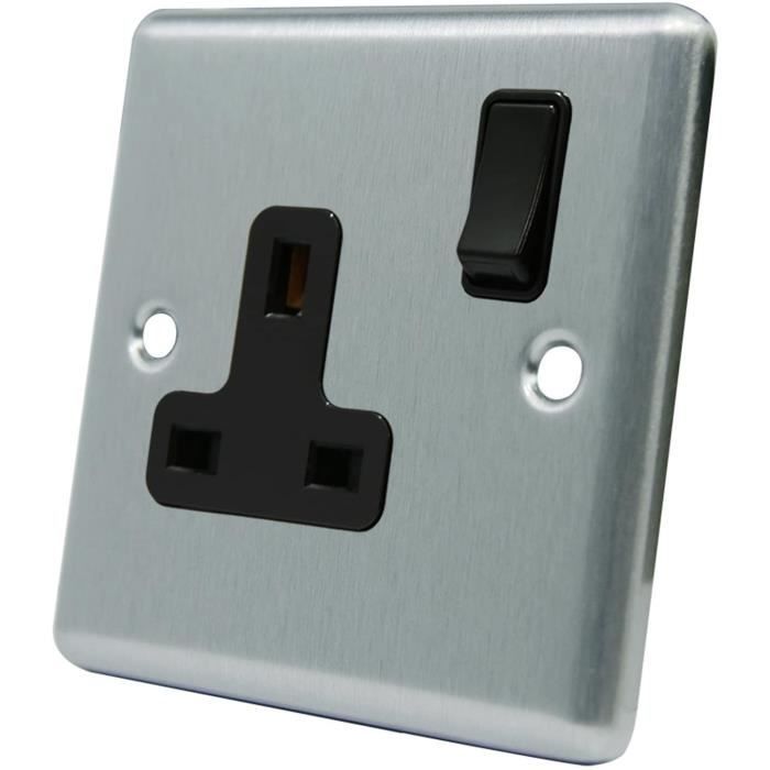 Meister 7424060 Prise Murale CEE 5 Broches Rouge 400 V 16 A