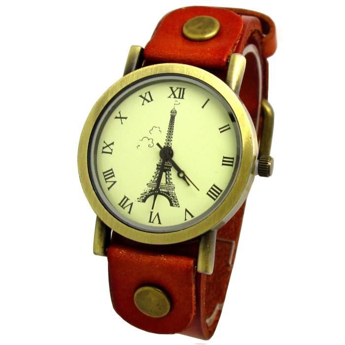 MONTRE HOMME VINTAGE CAMEL TOUR EIFFEL VIEILLI