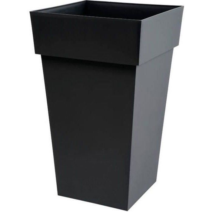 EDA Pot de fleur haut carré Toscane 39 x 39 x H 65 cm 62