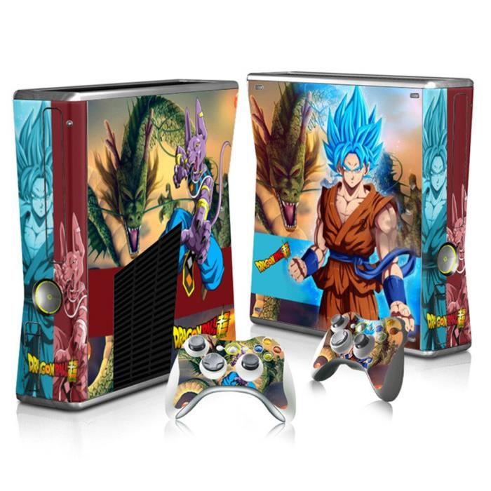 Console Xbox 360 Slim Avec 2 Manettes, Câbles Officiels Et Boîte D’origine – Occasion état Fonctionnel