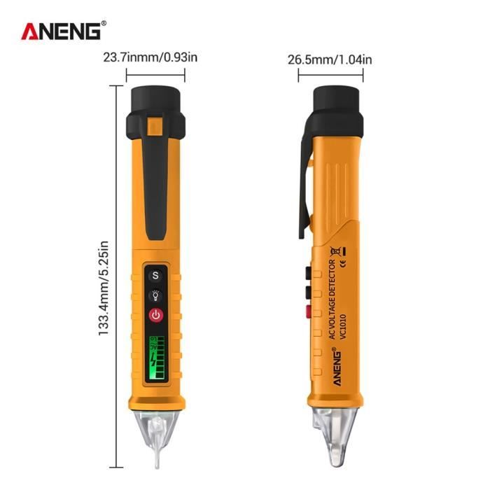 Testeur De Tension Sans Contact ANENG – Détecteur AC 12-300V, Stylo Intelligent Avec Affichage Numérique
