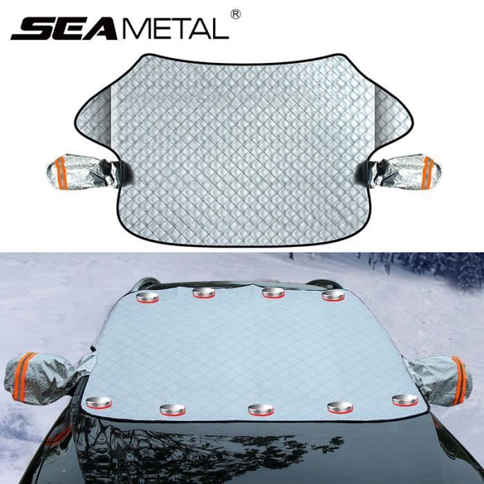 Housse De Pare-brise Voiture 140x95 Cm - Protection 4 Couches Contre Gel, Soleil, Poussière