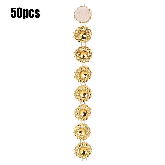 Lot De 30 Ronds De Serviette Dorés En Métal - Diamètre 4,2 Cm, Pour Mariage, Anniversaire, Décoration De Table