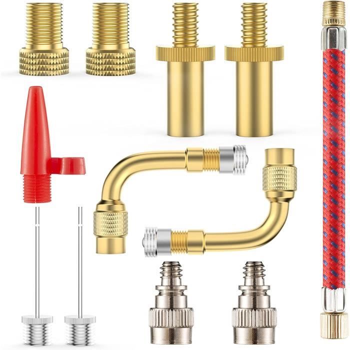 Bombes CO2 Adaptateur De Valve Pour Vélo, Adaptateur De Pompe