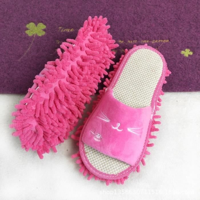 Balai serpill re espagnol Pantoufles lavables en microfibre 1