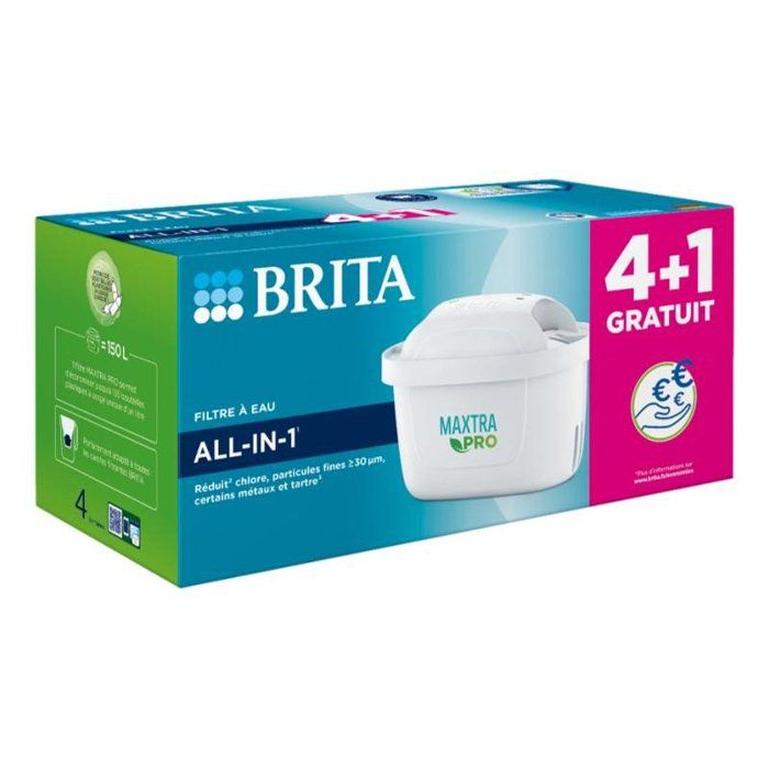 BRITA Pack 4 cartouches + 1 OFFERTE Maxtra Pro All in 1 1050416 - vue 2