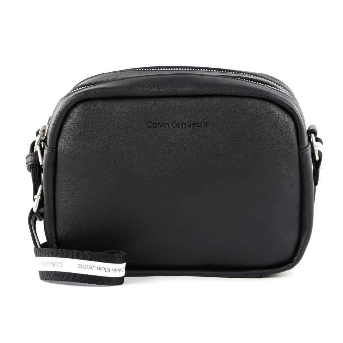 Calvin Klein CKJ Ultralight Double Zip Camera Bag Black [175234] - sac à  épaule bandoulière sacoche Noir - Cdiscount Bagagerie - Maroquinerie
