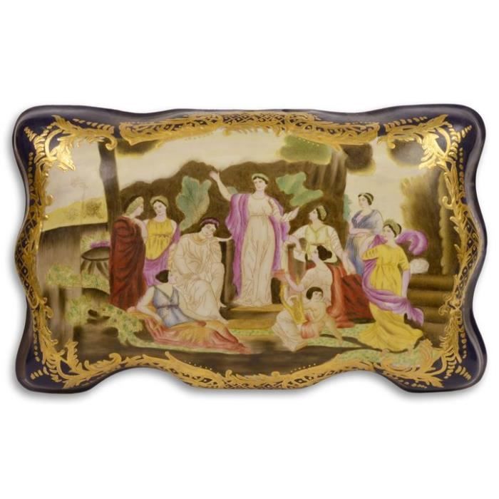 Casa Padrino Boite A Bijoux Art Nouveau En Porcelaine Dames Multicolore 33 9 X 21 3 X H 14 2 Cm Accessoires Deco Achat Vente Boite A Bijoux Casa Padrino Boite A Bijoux Cdiscount