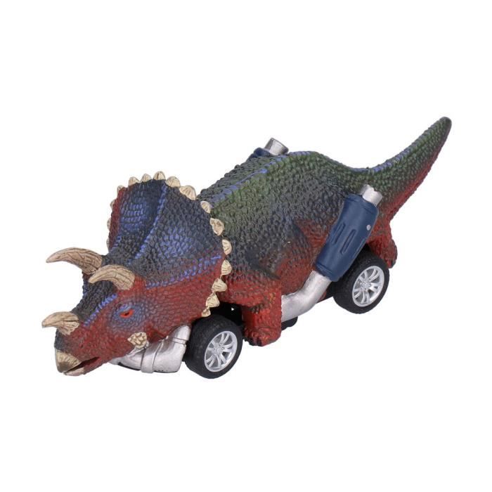 Cikonielf Véhicules de voitures de dinosaures Dinosaure Jouet Pull Back Cars 4 Roues Dinosaure