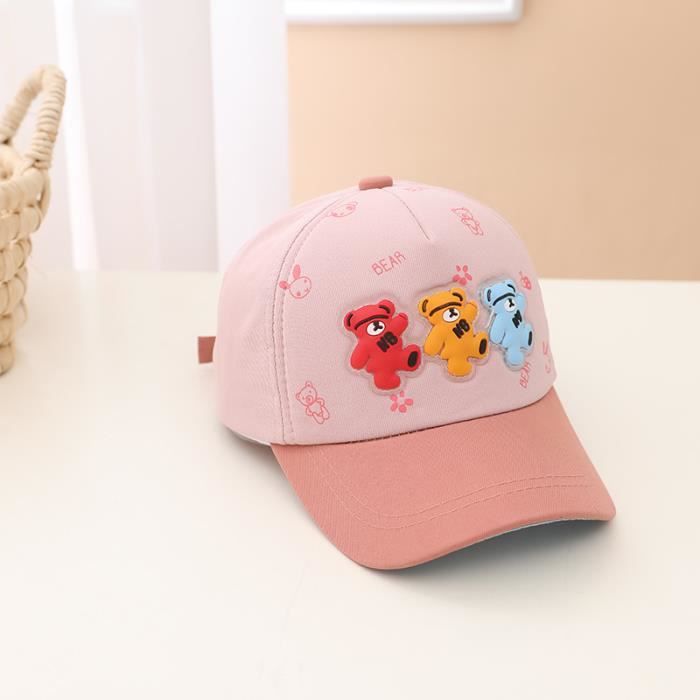 Casquette LIVACASA - Design Gribouillé Uni - Coton Respirant - Réglable 54-60cm - Homme/Femme/Enfant