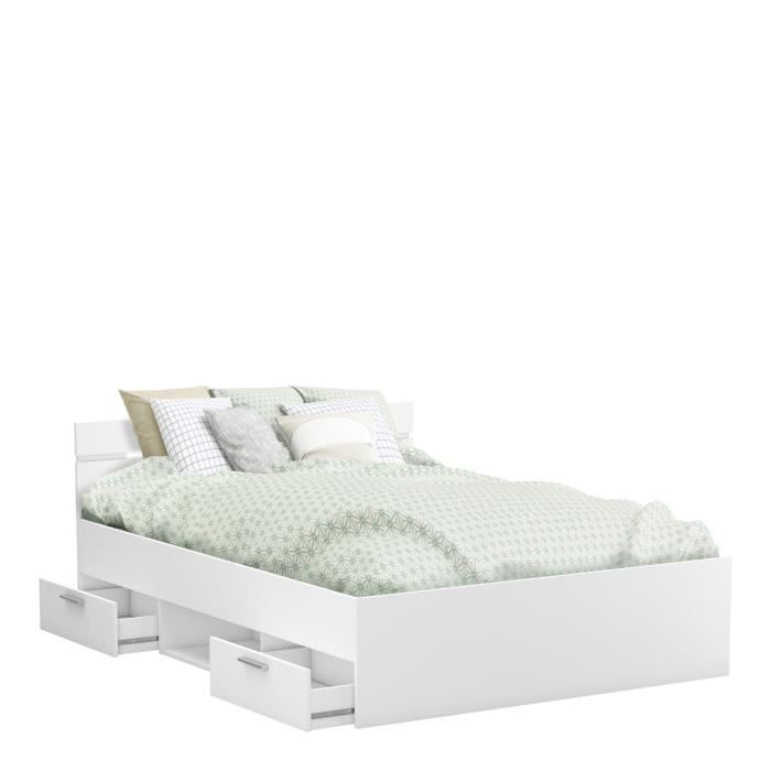 Demeyere Lit adulte MICHIGAN - 140 x 190 cm -
