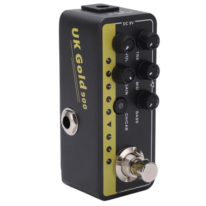 Mooer UKGOLD900 - Pédale Préampli Numérique Type Classic British Crunch Pour Guitare Electrique