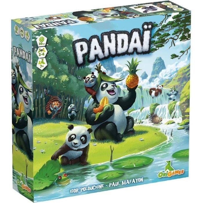 jeu de société - easykado - pandaï - 9 cartes panda pour faire des bébés
