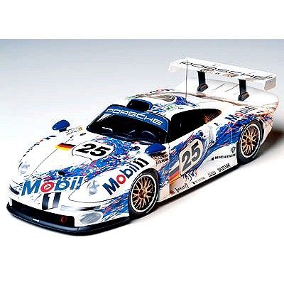 Voiture Porsche 911 GT1 - HABA - Modèle Porsche 911 GT1 - Blanc - Plastique