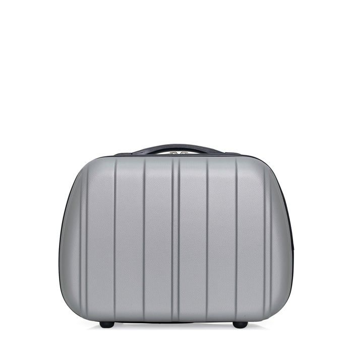 VANITY CASE SNOWBALL DUBLIN 34 X 24 CM ABS - Idée cadeau femme Ecru