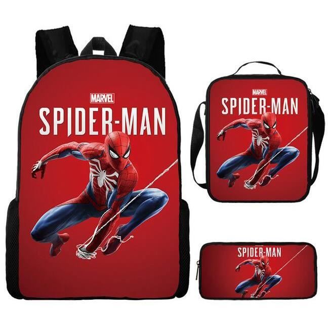 Marvel Sac à Dos Enfant Spiderman Avengers Hulk Petit Sac à Dos Enfants Garçons, Cartable