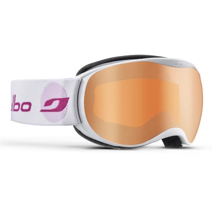 Masque de ski JULBO Atmo Blanc et Rose Grand écran