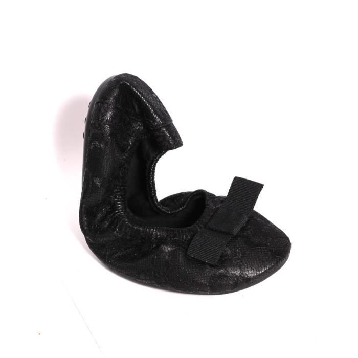 SIXPAS :Ballerine pliable noir Noir - Cdiscount