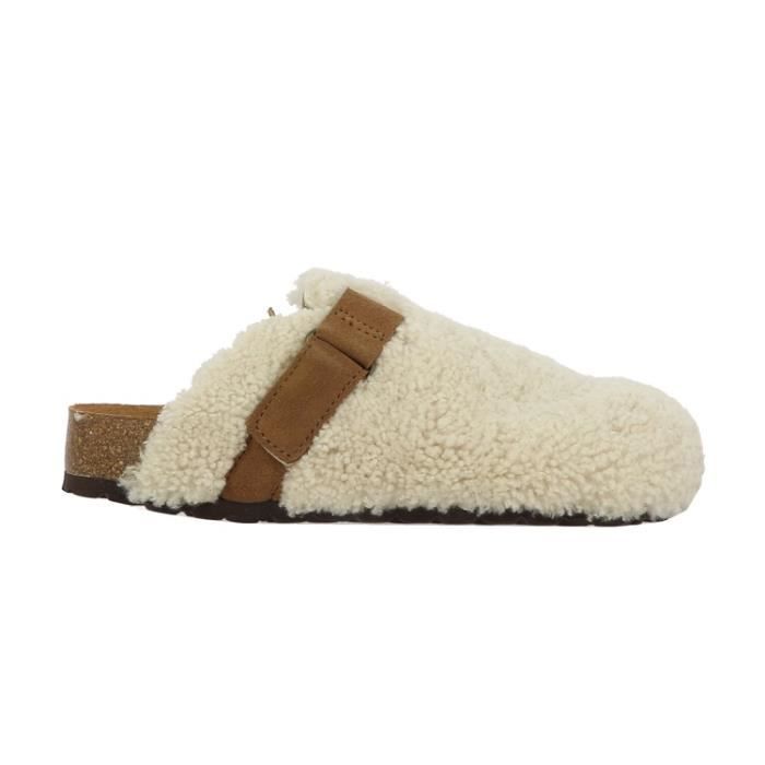 Chaussons shop femme plat