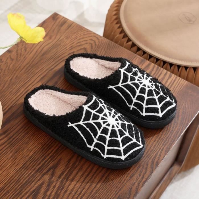Chaussons Peluche Tête D'âne - Semelle Caoutchouc Antidérapante - Doux Et Chauds Pour Femmes, Hommes - Taille 44/45 EU