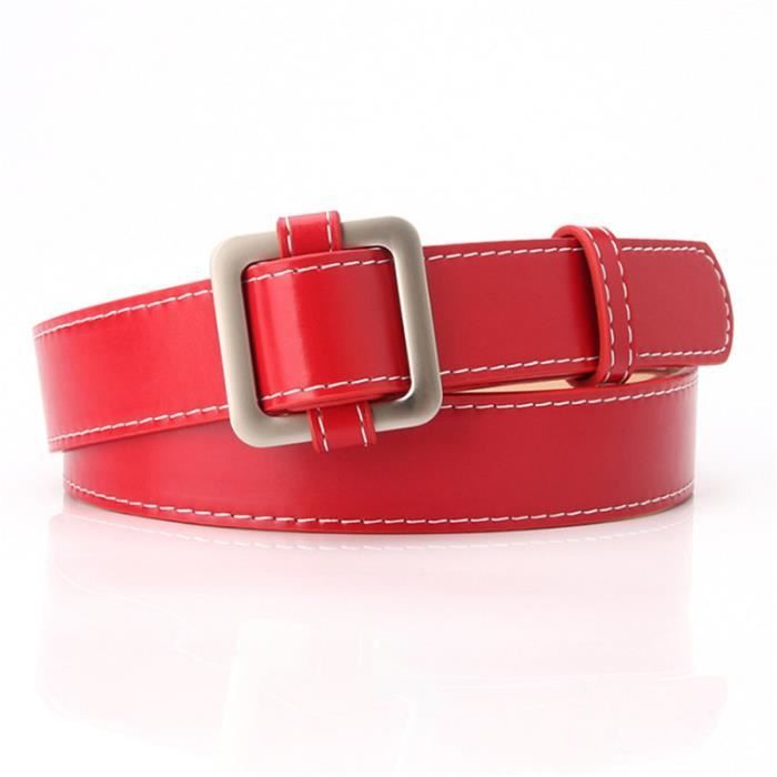 Ceintures En Cuir PU 8 En Forme De Boucle Métallique Pour Femmes, Nouvelle Collection De Ceintures De Marque De Luxe Pour Pantalons En Jean Pour Filles