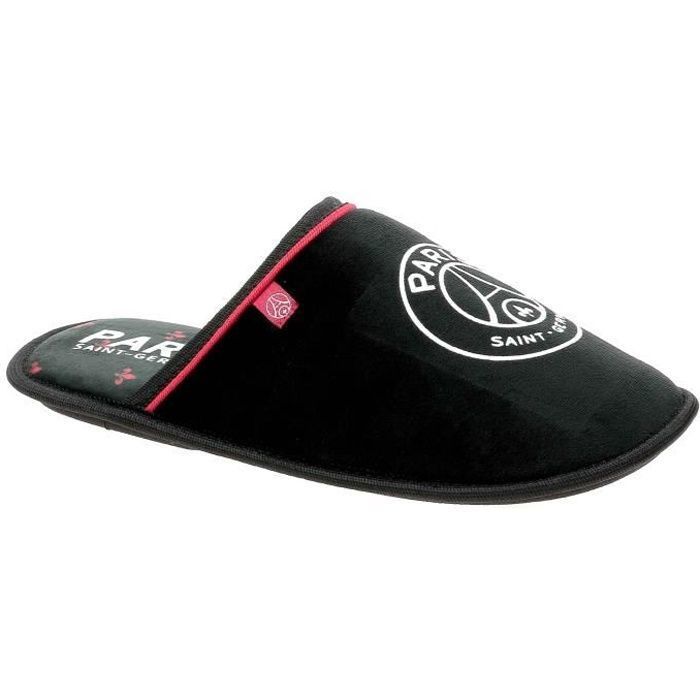 Chaussons PSG PARIS SAINT GERMAIN Homme Polyester Noir