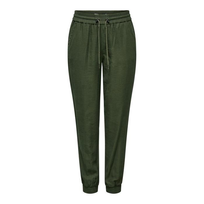 Pantalon femme Only Kelda-Emery Pull-Up - grape leaf - 36x30