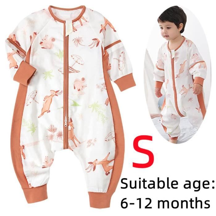 Gigoteuse Pyjama d t Sac de Couchage Fermeture Glissi re