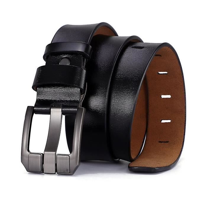 Ceinture en Cuir V ritable pour Homme Jeans pour Affaires Alliage