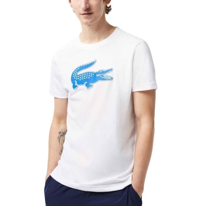 Lacoste blanche top et bleu