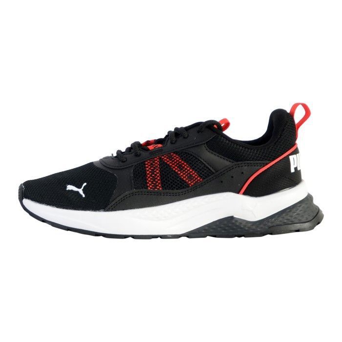 Puma Basket Cuir Rieker Columno - Noir/Rouge