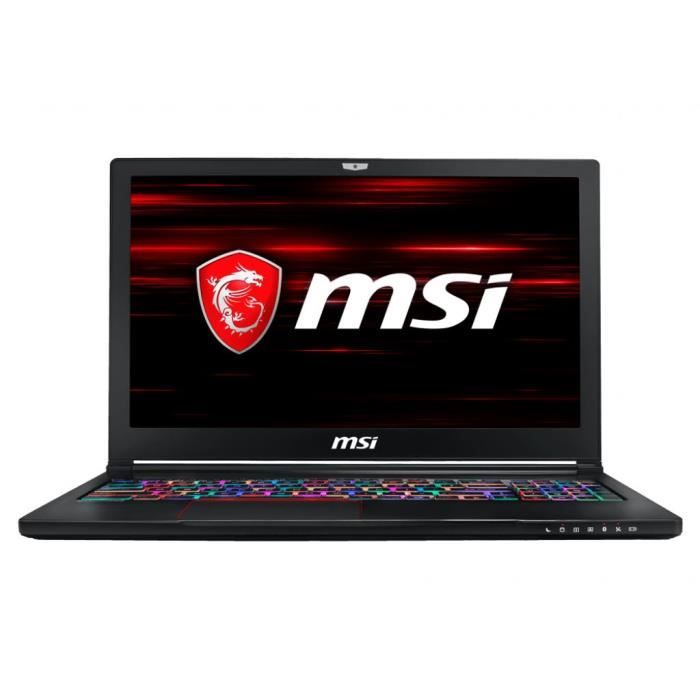 Vente PC Portable MSI PC Portable Gamer - GS63 Stealth 8RE-002XFR - 17,3" FHD - Core i7-8750H - RAM 8Go - 256Go SSD + 1To HDD - GTX 1060 6Go - FreeDOS pas cher Vente PC Portable MSI PC Portable Gamer - GS63 Stealth 8RE-002XFR - 17,3" FHD - Core i7-8750H - RAM 8Go - 256Go SSD + 1To HDD - GTX 1060 6Go - FreeDOS pas cher