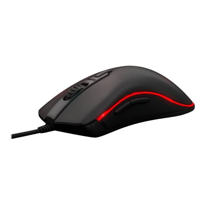 OZONE Souris -  - Neon M50 - Filaire - 6 boutons - Optique - Noir 
