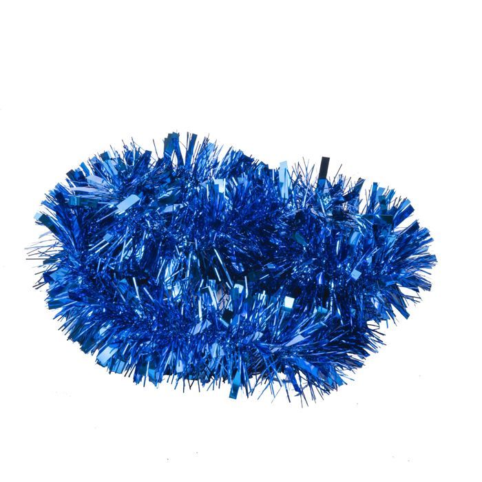 Guirlande Bleu Robelli Épais Luxe Mat Sapin De Noël Guirlande Décoration - Doré (6 Guirlande De Sapin