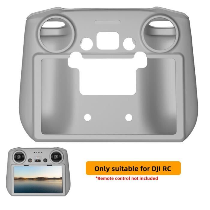 Coque Silicone Protection DJI RC 2 - Compatible Air 3/Mini 4 Pro - Anti-choc Et Antidérapante - Noir