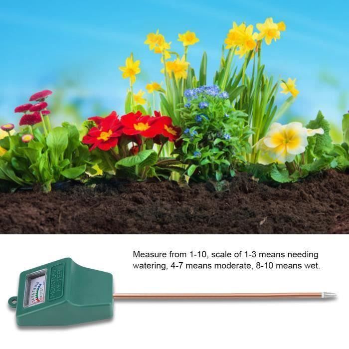 Spacnana Testeur D'humidité Du Sol - Mini Humidimètre Avec Voyants LED Pour Plantes, Fleurs Et Jardin - 6