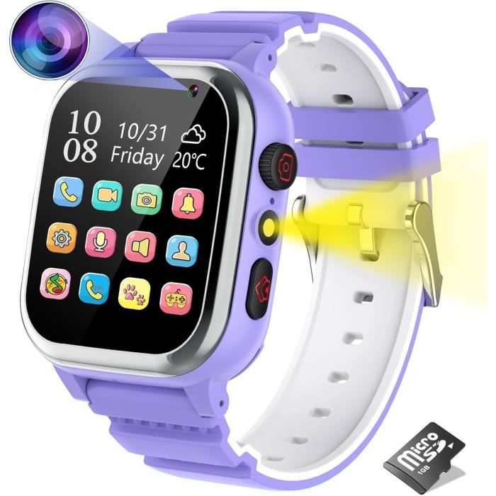 Diswoe Smartphone Jouet Enfant 3-8 Ans - Téléphone Portable Enfant Avec Caméra, Musique, Podomètre, Alarme Et Mode École - Cadeau Idéal Filles Et Garçons Téléphone Jouet Enfant