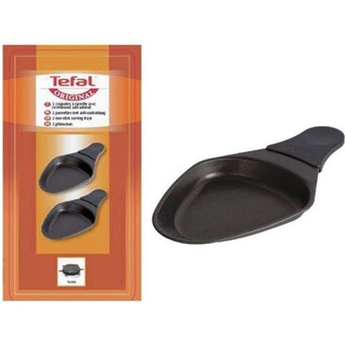 Coupelles/Poêlons ovales (lot de 6) Raclette Tefal (XA400102-6