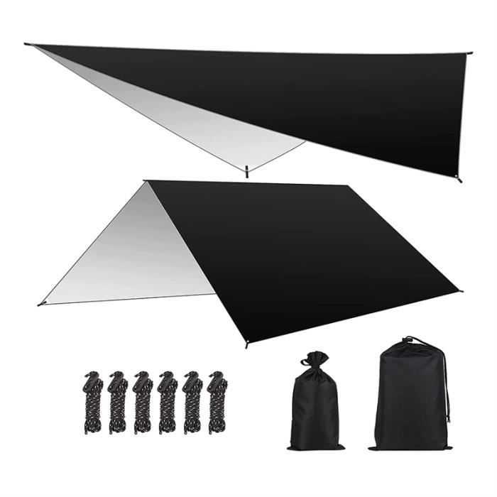 Hamac de Camping 3 en 1 avec moustiquaire et mouche de pluie - Blue