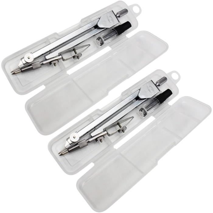 Compas De Charpentier Professionnel – Grand Modèle Rayon 75cm, Petit 45cm – Acier Renforcé, Réglage Fluide – Pour Dessin, Géométrie, Bricolage