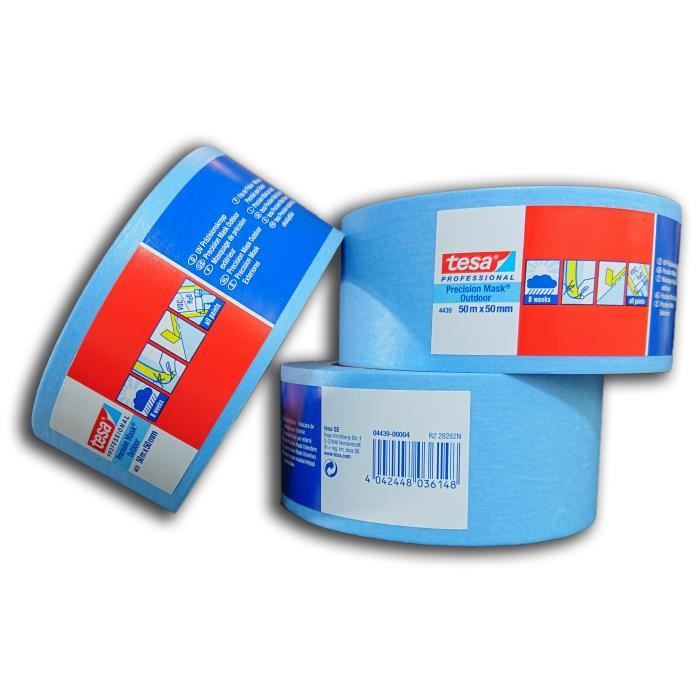 Tesa Precision Sensitive Ruban De Masquage 25 Mm X 25 M - Pour Surfaces Délicates